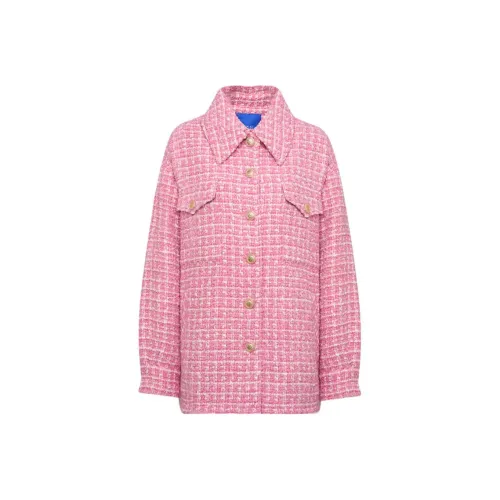 TSMLXLT Куртки и пальто женские цвет вишневый цветок розовый