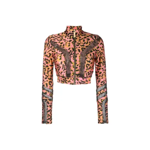 Just Cavalli Кораллово-розовые Женские Куртки