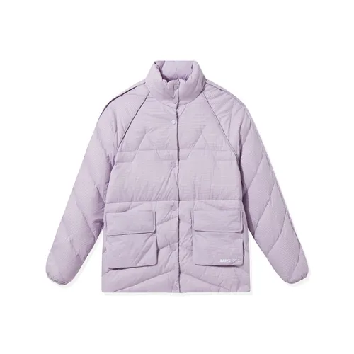 QIAODAN Мелкие блестки Фиолетовый Женские Пуховики