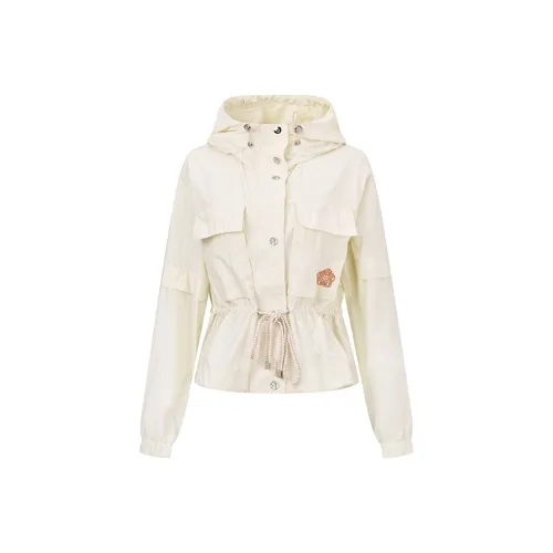 RARE Куртки Пальто Женские Светло-желтые