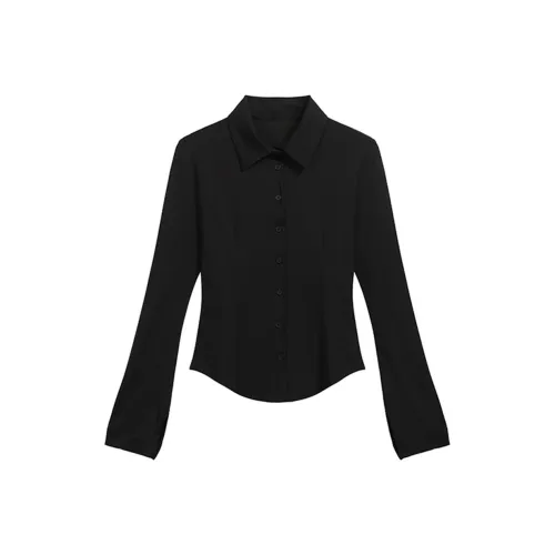 Aghr Черные Женские Рубашки