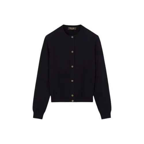 Loro Piana Морской синий Женские кашемировые свитеры