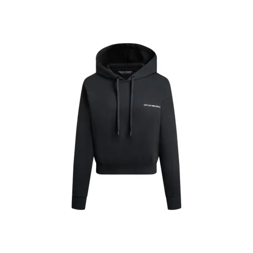 EMPORIO ARMANI FW23 Толстовка Женская Черная