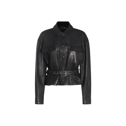 SAINT LAURENT Куртки и Пальто Женские Черные