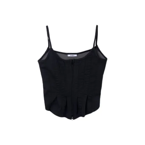 GIMAGUAS Топ на бретелях Женский Черный