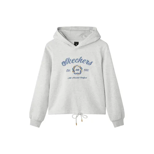 Skechers New Year Collection Sports Lifestyle Collection Толстовка Женская Светло-Серый Фотиния