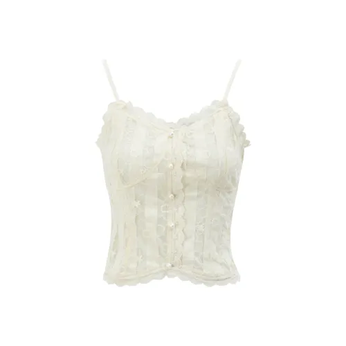 MISHOW Экрю Женские Камисоли