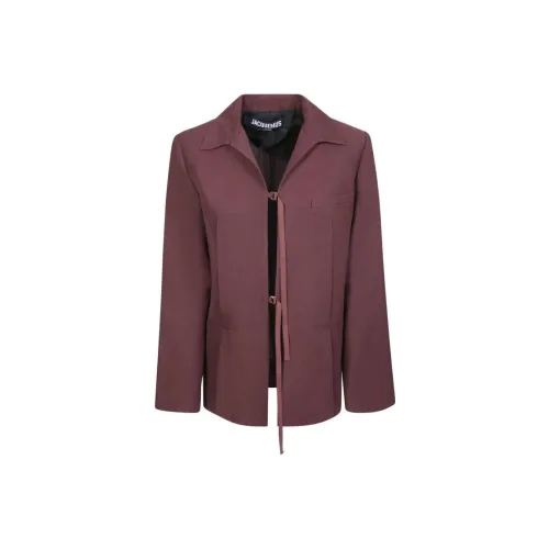 Jacquemus Куртка Женская Темно-Коричневая