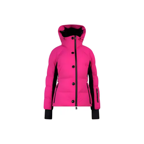 Moncler Grenoble FW22 Пуховик Женский Розовый Красный