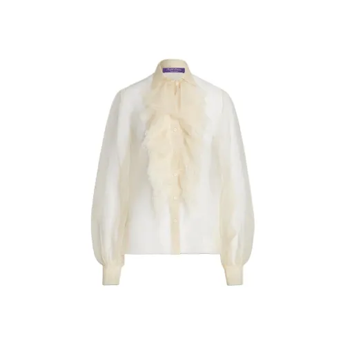 Ralph Lauren Collection SS24 Рубашка Женская Бежевая