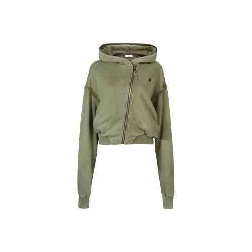 Guuka Hero Толстовка Женская Армейский Зеленый