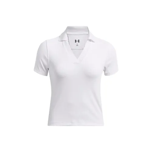 Under Armour Белый Кварцевый Женские Поло