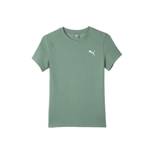 PUMA Зеленые Женские Футболки