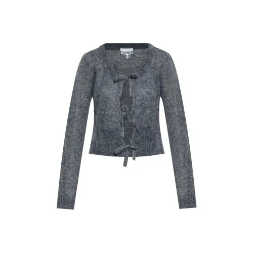 GANNI Серый Женский Трикотаж