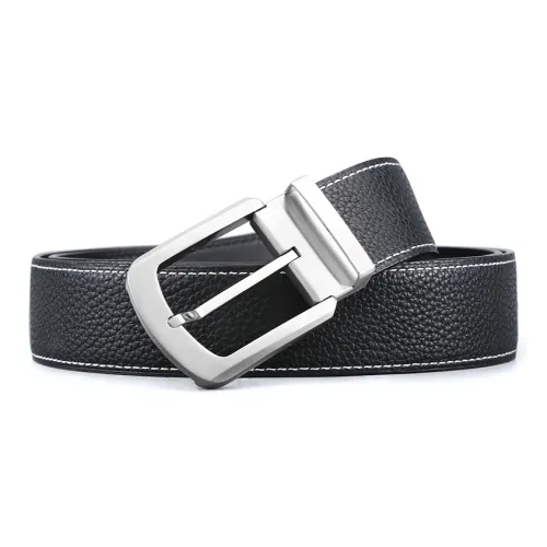 V.V.Brown Нержавеющая сталь Застежка-булавка Ремень Бизнес Ремень Мужской 3,8 см