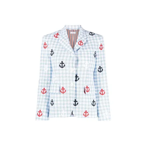 THOM BROWNE Светло-синие Женские Куртки