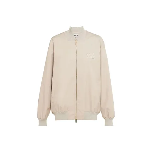 MIU MIU Куртки и Пальто Женские Бежевые