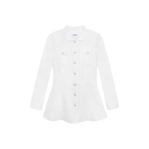 CHANEL Белые Женские Куртки
