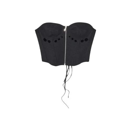 Jean Paul Gaultier Без бретелек Топ Женский Черный