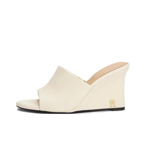 Tommy Hilfiger TH Monogram Слипоны Женские Бежевые