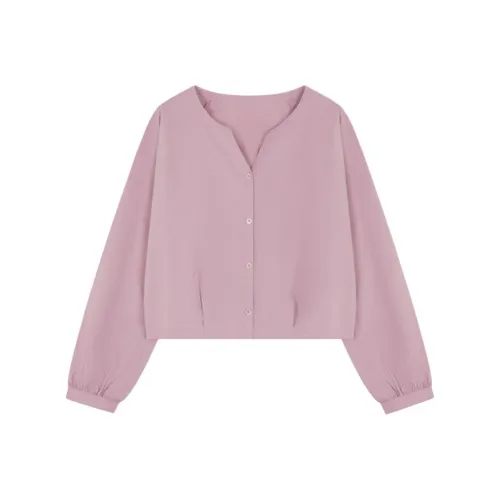 Mo Han Yi Mei Рубашка Женская Сирень Розовый Фиолетовый