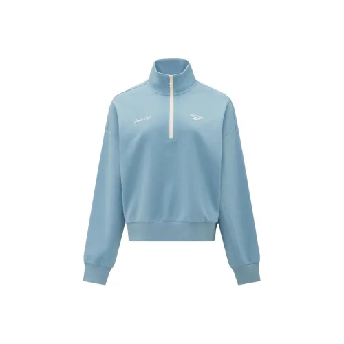 Reebok совместный свитшот женский синий-фиолетовый