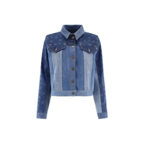Marine Serre Синие Женские Куртки