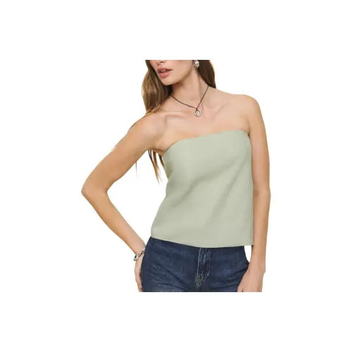 REFORMATION Spritz Linen Топ Без бретелек Топ Женский Sage