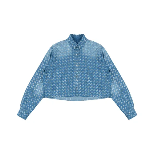 TCH Джинсовый синий Женские Рубашки