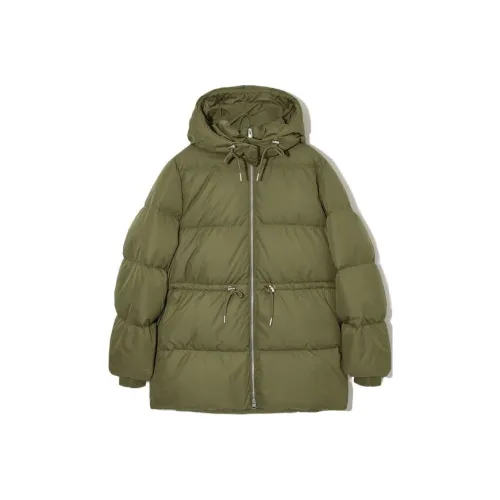 COS Хаки зеленый Женские пуховики