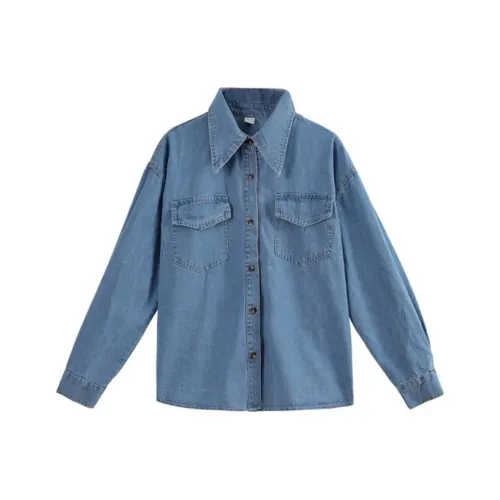 BIFH Синие Женские Рубашки