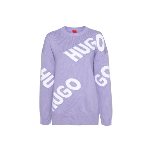 HUGO BOSS Фиолетовый Женские Трикотаж