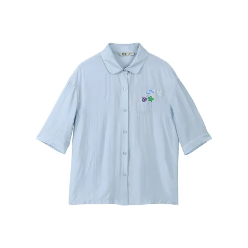 TOUCH Синие Женские Рубашки