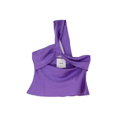 NANUSHKA Топ на бретелях Женский Фиолетовый