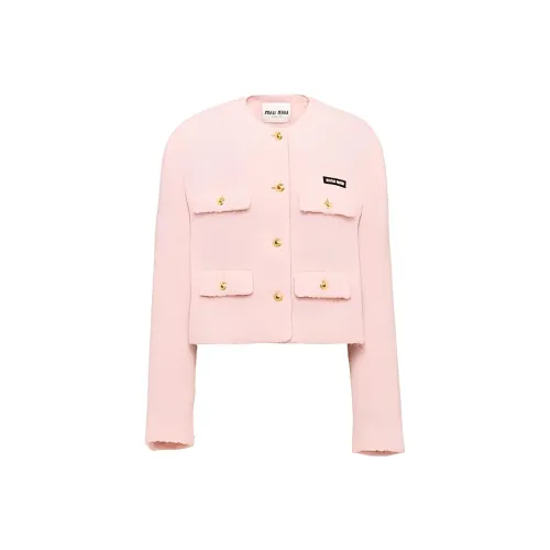 MIU MIU SS23 Куртки и Пальто Женские Розовые