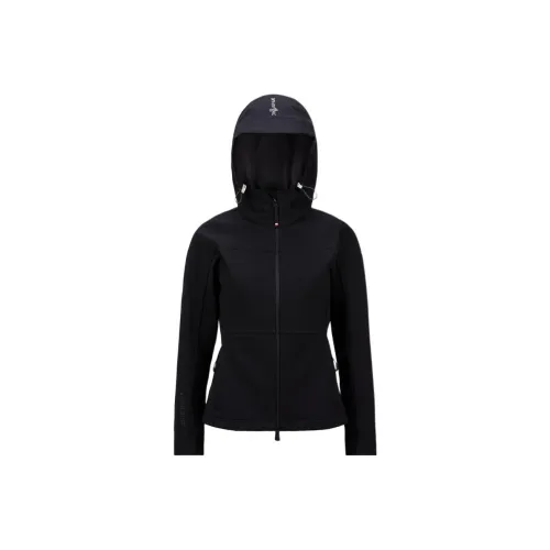 Moncler Grenoble Zumeles С капюшоном Куртки Пальто Женские Черный
