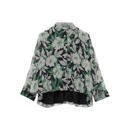 LOEWE Anagram SS25 Рубашка Женская Многоцветная