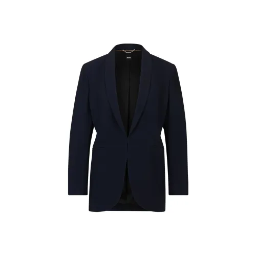 Hugo Boss Куртки и Пальто Женские Темно-синий