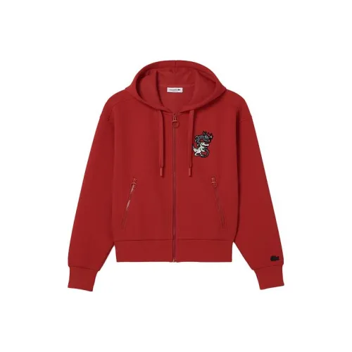 lacoste Year of the Dragon Chinese New Year Series Красный Женские Свитшоты