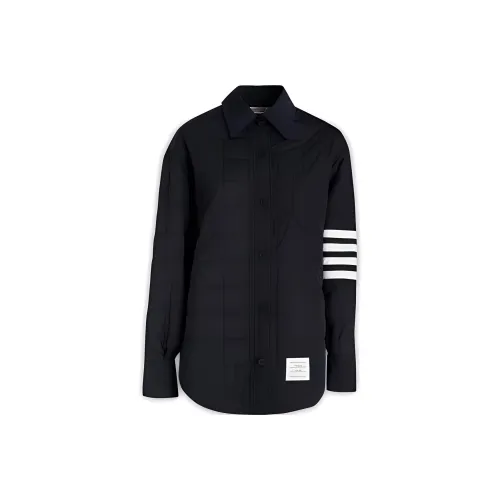 THOM BROWNE Морской синий Женские Куртки