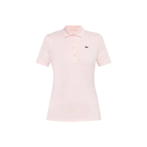 LACOSTE Поло Женское Светло-Розовое