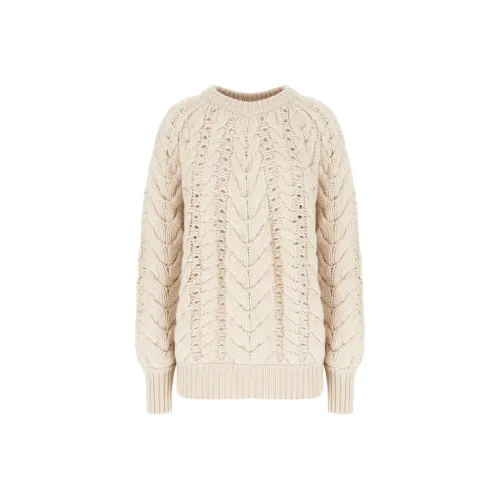 BRUNELLO CUCINELLI Кашемир Свитер Женский Бежевый