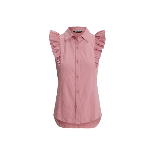 LAUREN RALPH LAUREN Рубашка Женская Розовый Фиолетовый Красный