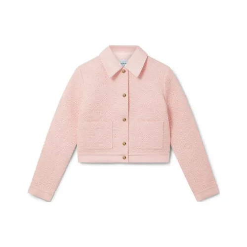 CASABLANCA FW24 Предзимняя коллекция Куртки и Пальто Женские Розовый