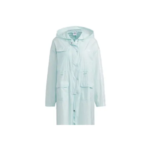 Adidas Куртка Женская Мятно-Зеленая Белая