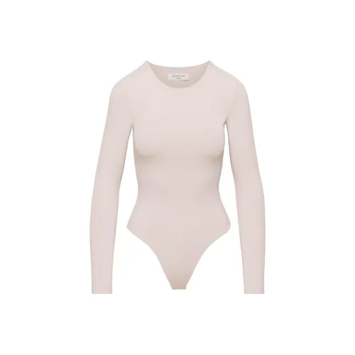 ARITZIA Тень Crew Длинный Рукав Комбинезон Женская Арочный Розовый Бант Розовый