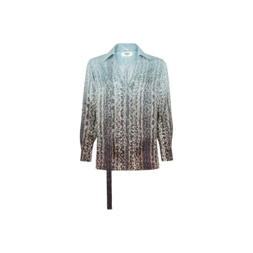 FENDI Светло-синие Женские Рубашки