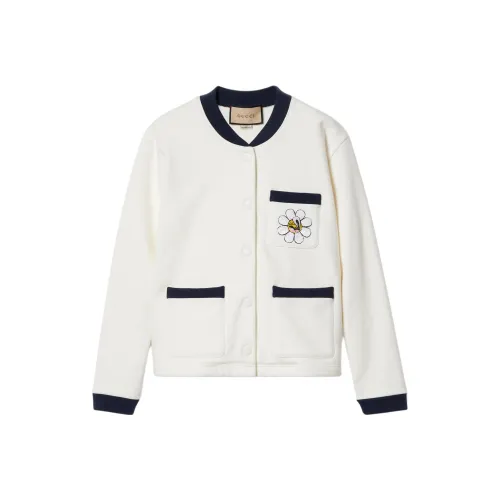 GUCCI SS24 Куртки Пальто Женские Айвори Белый