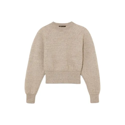 Loro Piana SS25 Кашемир Свитер Женский Светлый Умбра