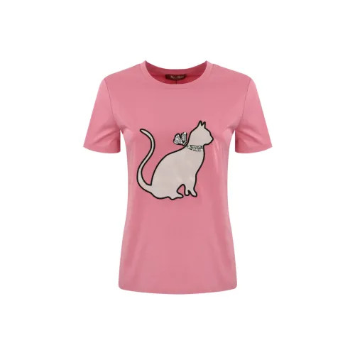 MaxMara Studio T-Shirt Женская Розовая